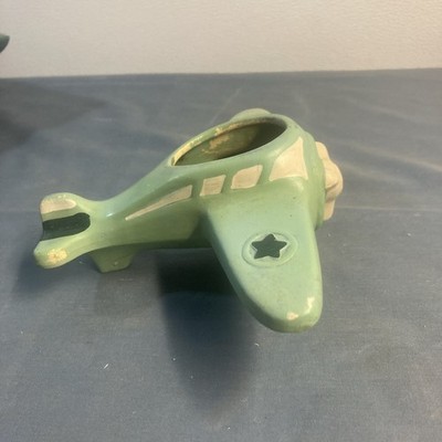 Vintage Green Plain Planter 5 Inches Long