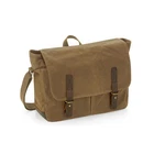 Quadra Heritage Leather Accents Messenger Bag (BC5223)
