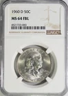 1960-D Silver Franklin Half Dollar NGC MS 64 FBL #GA6-83