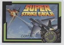 1993 Team Blockbuster Video Games Super Strike Eagle #36 d8k