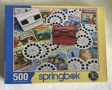 Springbok Keeping It Reel 500 Piece Puzzle New Sealed In Bag 18” X 23.5”