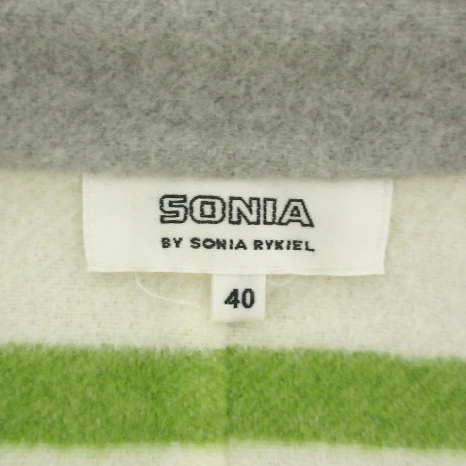 Chaqueta Medio Abrigo SONIA BY SONIA RYKIEL Mezcla Angora 40 Gris Mujer USADA Foto 3 de 4
