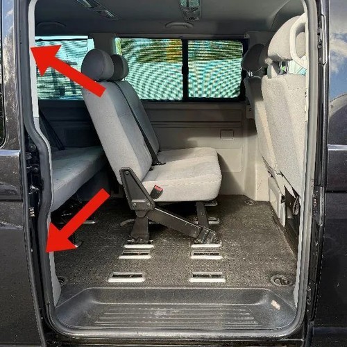 VW TRANSPORTER V T5 Flatbed Türzieher hinten links 7H0843842B 2.50 34792849