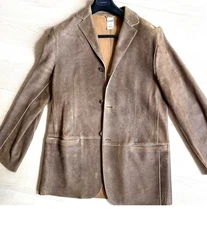 Jil Sander “Vintage” Leather Coat/blazer • Medium