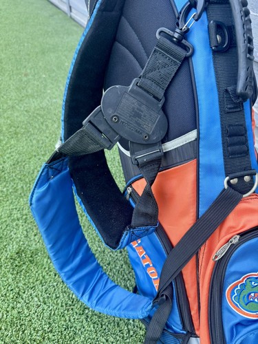 Team Effort Golf Florida Gators Blue Orange Fairway Golf Caddie Stand Bag - Picture 22 of 23