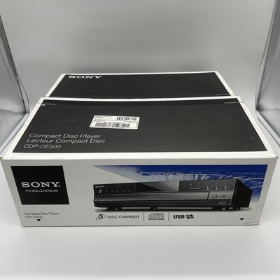 SONY CD Player CDP-CE500 5-Disc Changer - Open Box