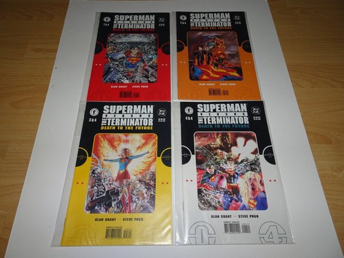 Set of 20 Superman graphic novels/comics (Superman versus Terminator / predator) - Picture 2 of 7