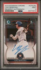 2023 Bowman Chrome Prospect Autographs Luke Berryhill #CPALBL PSA 9