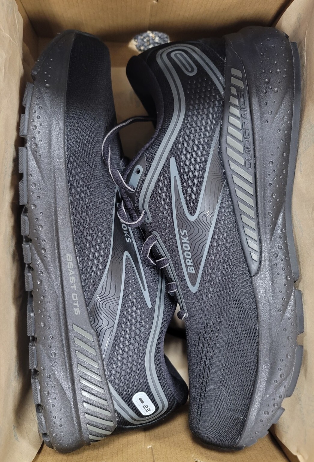 Brooks Beast GTS 23 4E Extra Wide Black Gunmetal Men … Gem