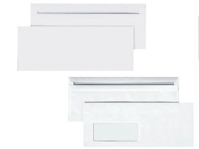 Briefumschlag DIN Lang selbstklebend 110 x 220 mm Umschläge verschiedene Auswahl