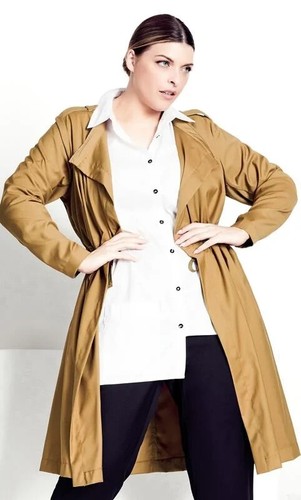 Evans - Giacca leggera Toffee Brown Longline - taglia 18/20 - nuova con etichette - prezzo consigliato £ 65,00 - Foto 2 di 21