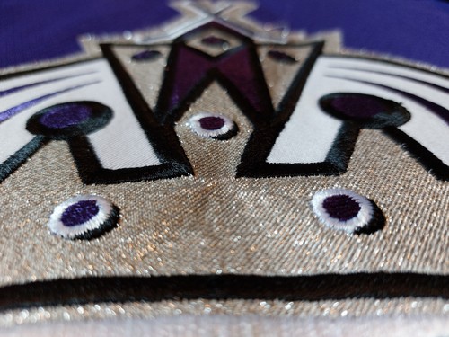 2XL Mens Los Angeles Kings Jersey Purple CCM crown XXL NHL LA alternate third - Picture 20 of 23