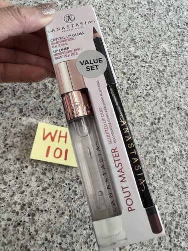 Anastasia B. H. Pout Master Sculpted Lip Gloss & Pencil Duo MALT FULL SIZE $29 - Picture 12 of 19