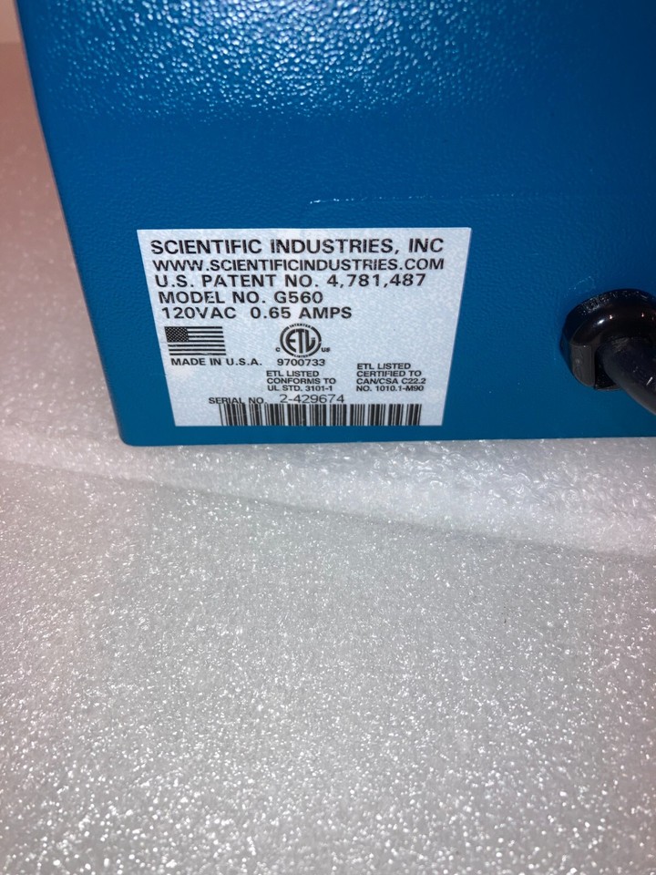 Scientific Industries G560 Vortex Genie 2 VariableSpeed Vortex Mixer 2