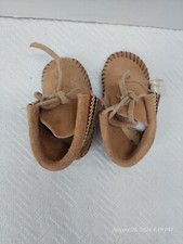 Minnetonka Moccasin tie Infant Booties
