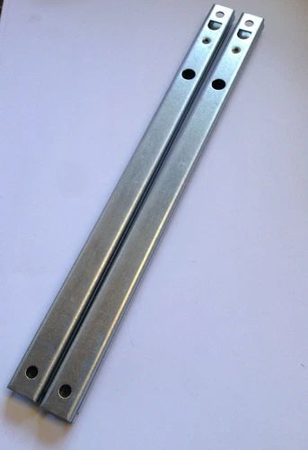 Ballbearing Drawer Runner for 17mm Groove single extension, replacement slides