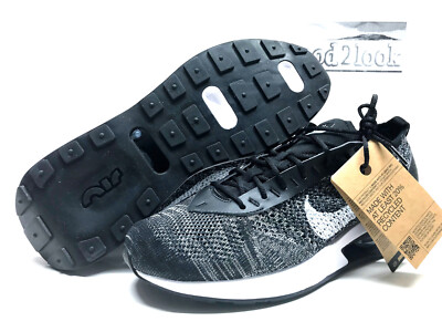 Nike Air Max Flyknit Racer Men\'s Size 12 DJ6106-001 Black Oreo Athletic Shoe NIKE MENS Air Max Flyknit Racer  main image 4