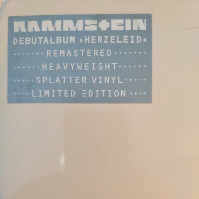 Rammstein-Herzeleid Vinyl Record LP XXV Limited Anniversary Ed