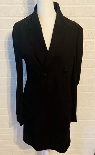 Y3 Adidas Yohji Yamamoto Black Small Double Breasted Blazer Jacket