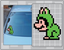 FROG MARIO Sprite Vinyl Decal 1 Car Truck Window Super Mario Bros. Sticker