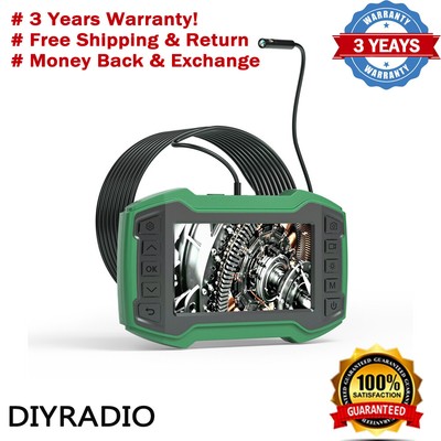 Dual-Lens 2MP 1M/3.3FT 8MM Industrial Endoscope Camera Borescope+Detachable Cabl