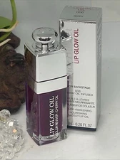 Christian Dior Addict Lip Glow Oil Glossy Lip Oil - 006 Berry - New in Box