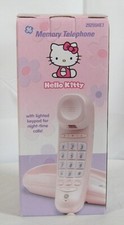 Hello Kitty Landline Corded Phone Pink Memory Lighted Keypad GE Sanrio 2000 NIB