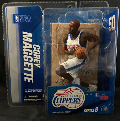 McFarlane Corey Maggette NBA Series 8 Los Angeles Clippers White Uniform Variant