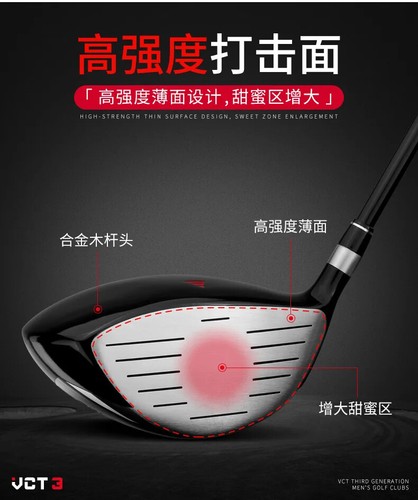 Right Hand Aluminum Alloy Head Drivers Fairways Hybrids Wood Pole Carbon Shaft - Picture 11 of 16