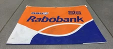 VINTAGE SPONSOR TEAM RABOBANK AGU SIS 1 COLLECTOR CYCLING BIKE MUSETTE BAG