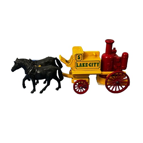 Vintage Matchbox#7A Horse Drawn milk float,Scarce plastic wheels.x