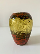 Ancien vase en verre signé Muller Frères Lunéville : deb XXe