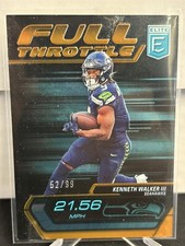 2024 Panini Elite Football Kenneth Walker III Orange /99 Seahawks Full Throttle
