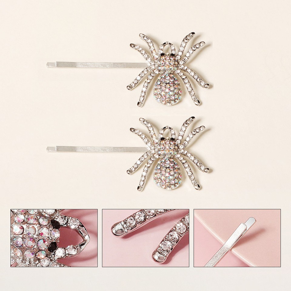 Bat Hair Clip Halloween Costume Halloween Hair with Bat Spider Skull