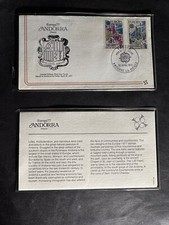 ANDORRA FRENCH 1977 FDC EUROPA CASTLES FLEETWOOD -S16714-2