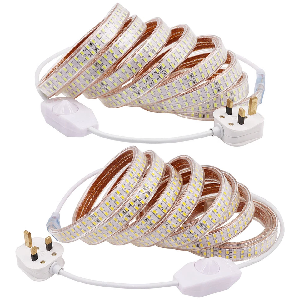 LED Strip AC 220V 240V IP67 Waterproof 5730 SMD 240leds/m Commercial Light Rope - Image 2 of 4