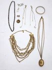 Vintage Lot of 10 Costume Jewelry 2 missing some stones