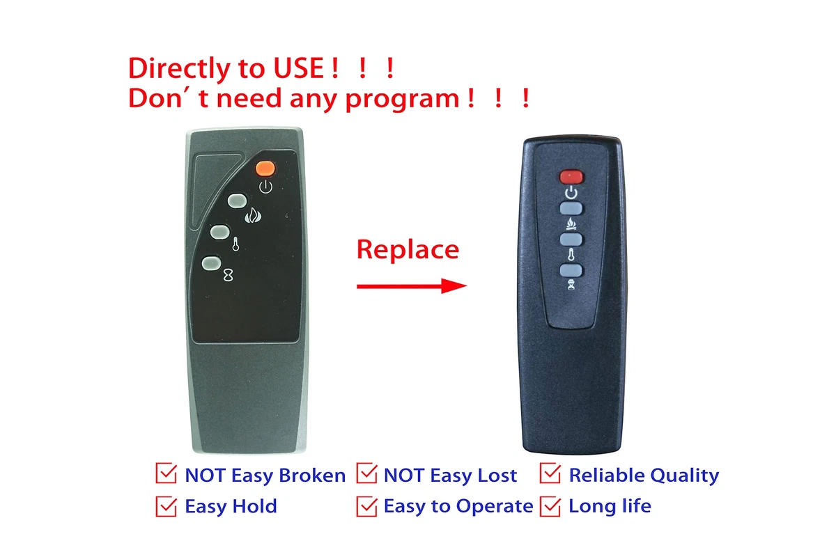 Replacement Remote Control for Hampton Bay P70 75959 Chatham Electric  Fireplace | eBay