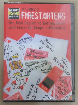 Jay Sankey's FIRESTARTERS (DVD) The Real Secrets to Getting Dates with Close-Up