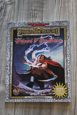 AD&D, Powers & Pantheons, Forgotten Realms, englisch, sehr guter Zustand