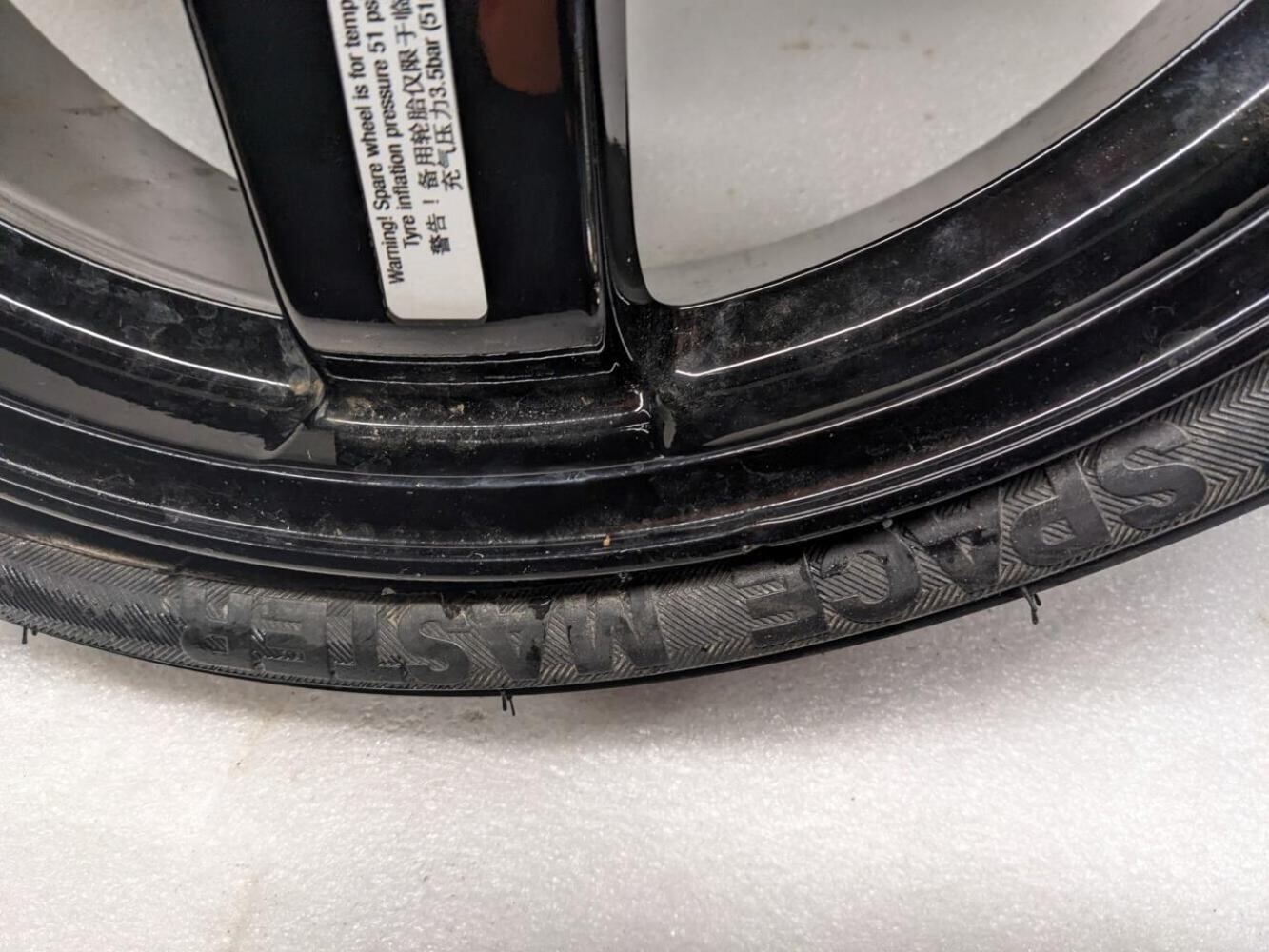 MASERATI 670010518 M161 SPARE TIRE WHEEL2017-20 18X6 195/75R18 new B1B2