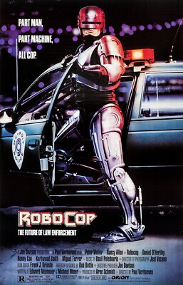 1987 ROBOCOP  Movie Poster 11X17 Murphy Peter Weller Nancy Allen Action   
