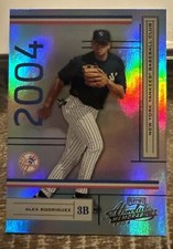 2004 Playoff Absolute Memorabilia #138 Alex Rodriguez #’d 101/1349