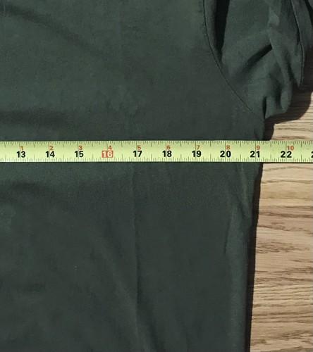 Freenote Cloth Long Sleeve Cotton Knit T-Shirt Mens Medium Olive Green Crewneck - Picture 6 of 11