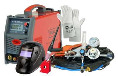 INVERTER SCHWEIßGERÄT WIG DC 225 A HF SCHWEIßER WIG MMA ARC FORCE HOT START set