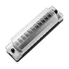 12 Way Car SUV Truck Boat Blade Fuse Holder Box Block With Screw Nut Terminal