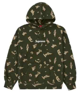 【送料・関税込】Supreme Box Logo Hooded Sweatshirt Camo Medium - Supreme Box Logo Hooded Sweatshirt (FW21) Olive