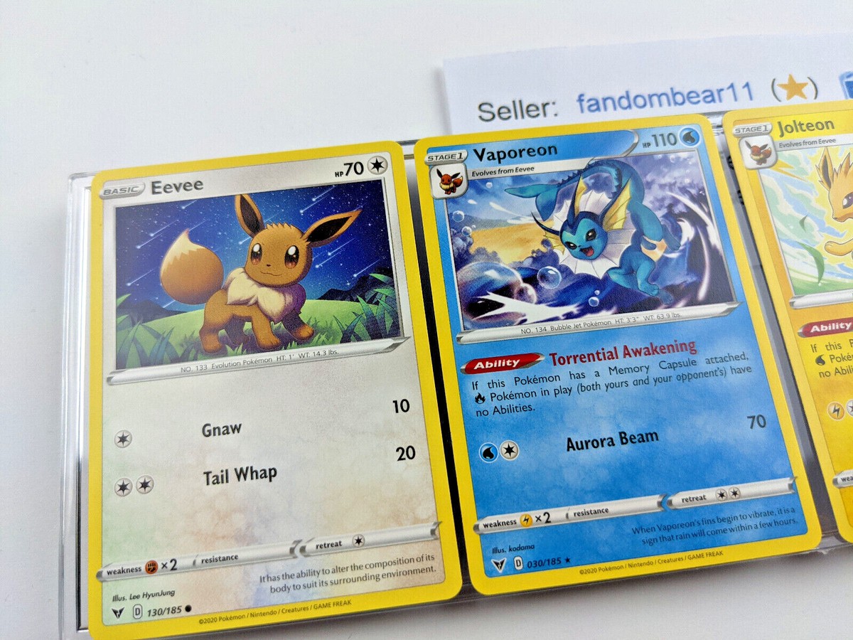 ULTRA RARE Eevee Umbreon Espeon Sylveon Flareon Vaporeon Jolteon GX Pokemon