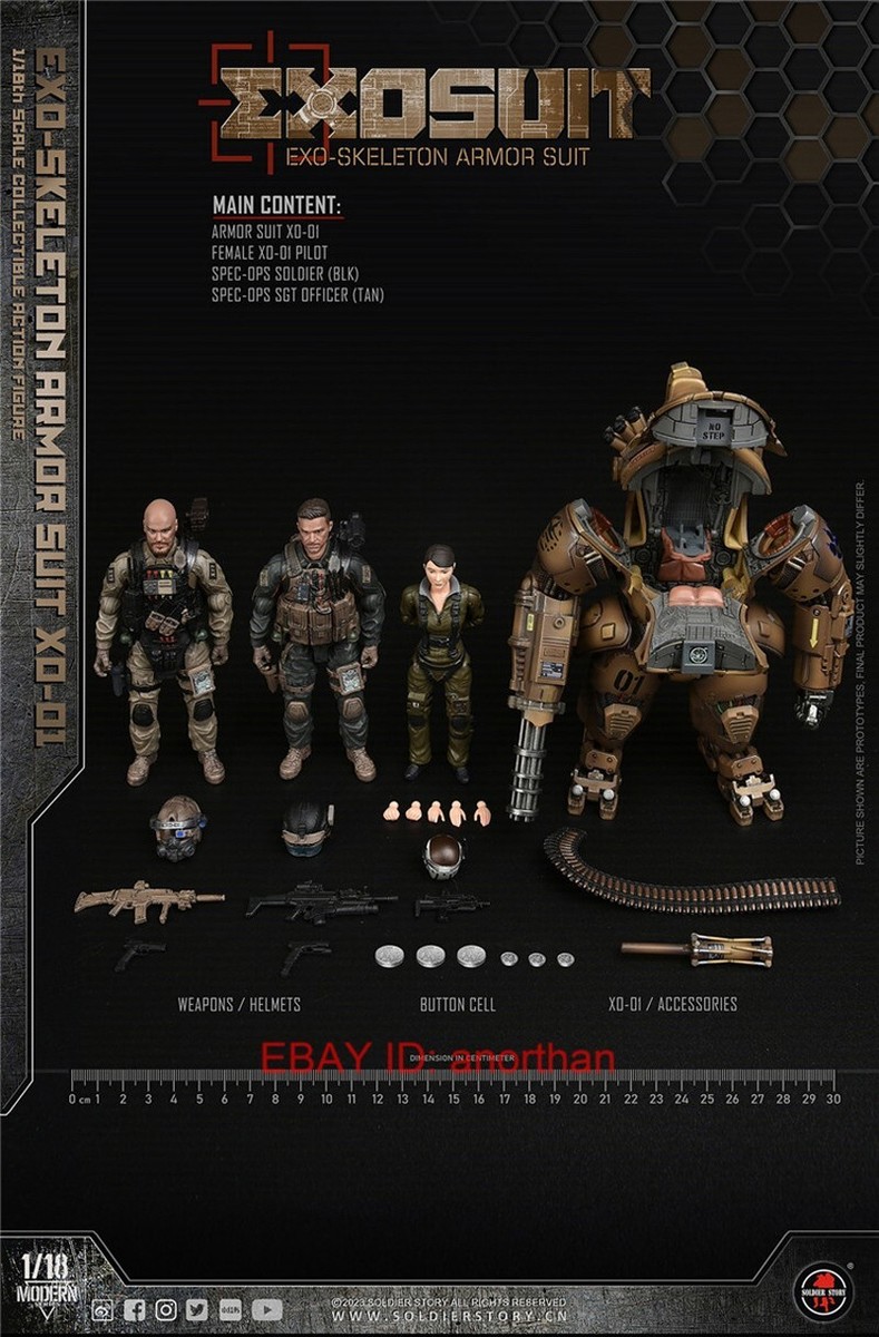 SoldierStory SSE001 EXO-Skeleton Armor Suit XO-01 1/18