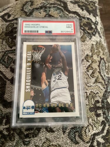1992-93 NBA Hoops - #442 Shaquille O'Neal (RC) psa 9